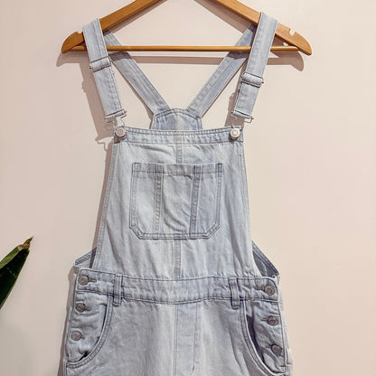 H&H Light Wash Denim Overalls Size 10