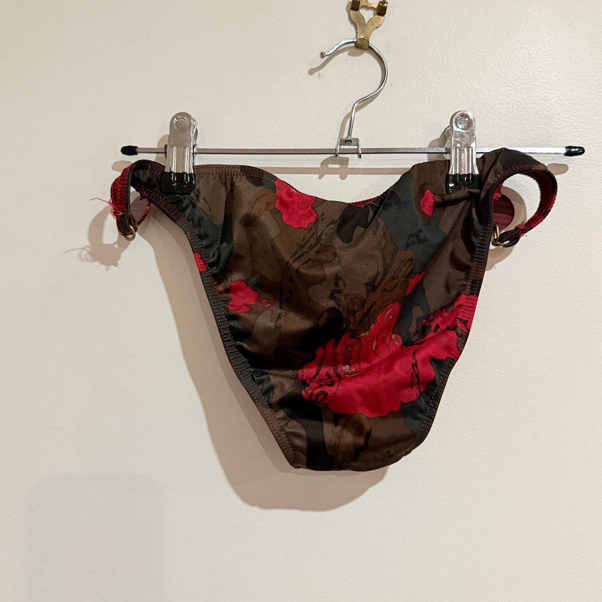 Calzedonia Camo & Red Rose Halter Bikini Set Size M