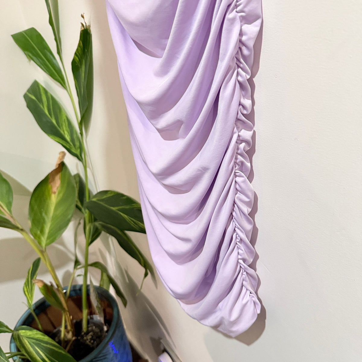 Glassons Lilac Ruched Bodycon Mini Dress Size S