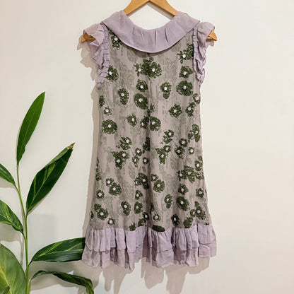 Alannah Hill She Drives Drunk Frock Silk Embellished Dress Size 10