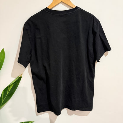 Black I Don't Sleep Slogan Graphic Tee Size L