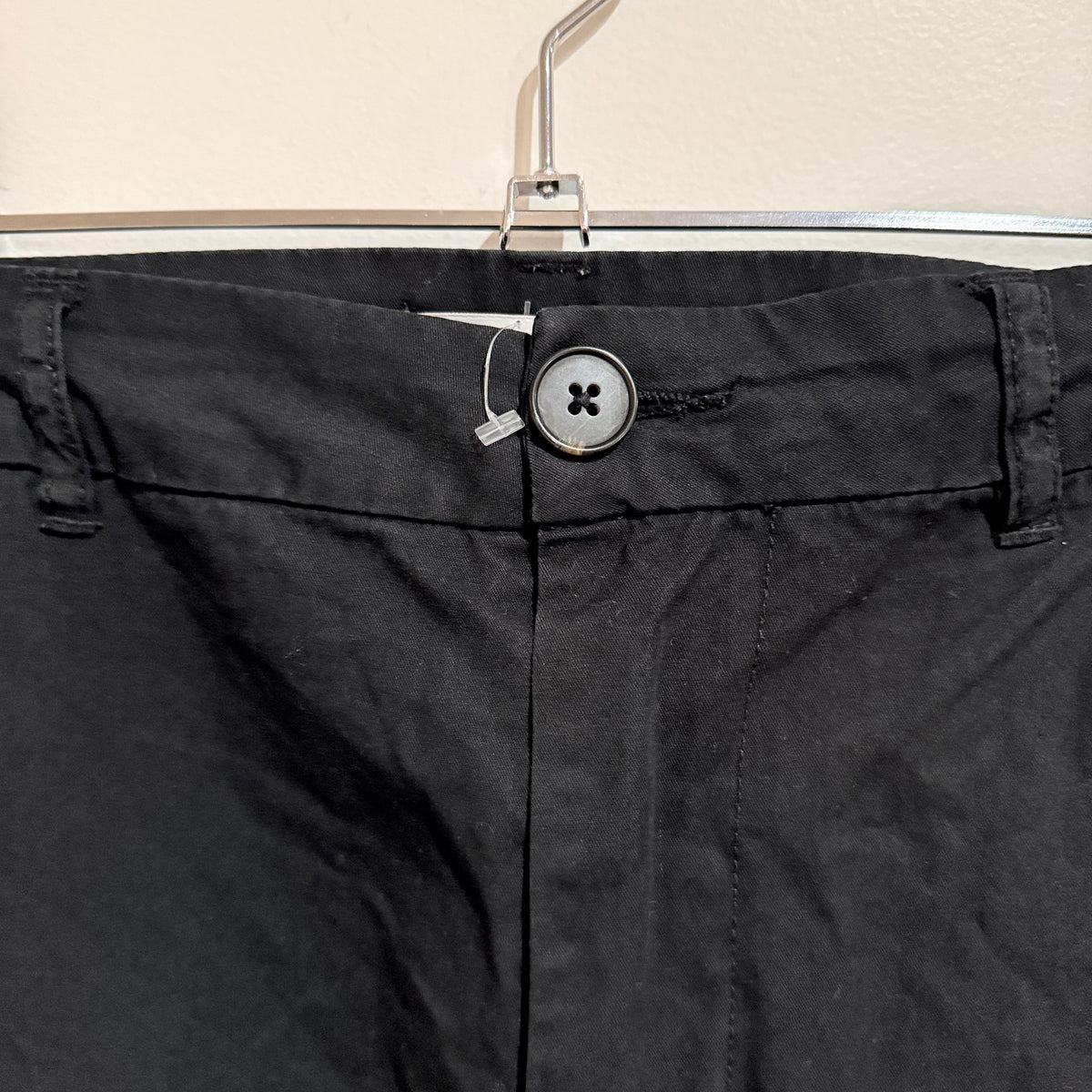Assembly Label Black Cotton Chino Pants Size 32