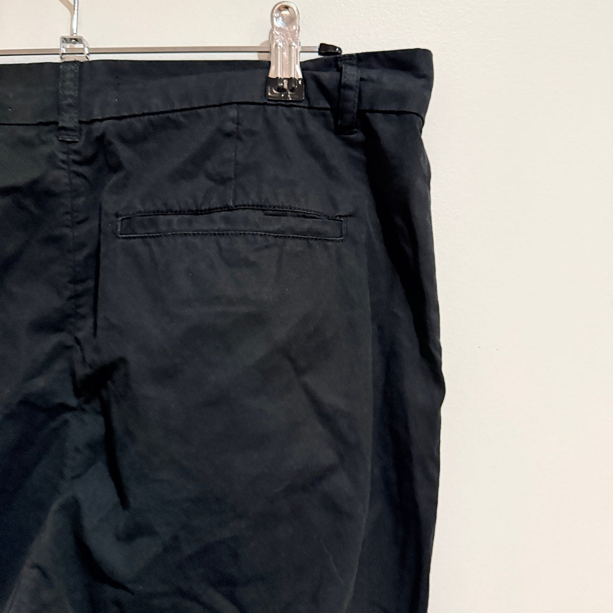 Assembly Label Black Cotton Chino Pants Size 32