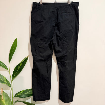 Assembly Label Black Cotton Chino Pants Size 32