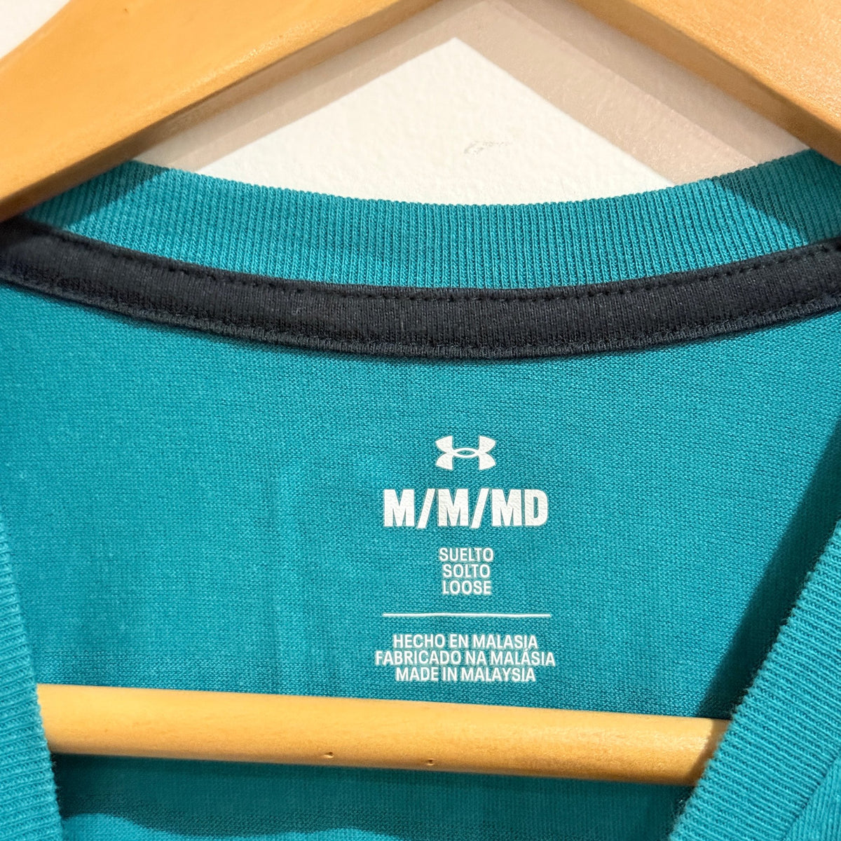Under Armour Project Rock Teal Ohana Graphic Tee Size M