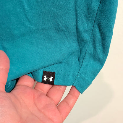 Under Armour Project Rock Teal Ohana Graphic Tee Size M