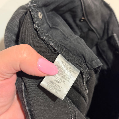 Witchery Washed Black Ankle Zip Skinny Jeans Size 9