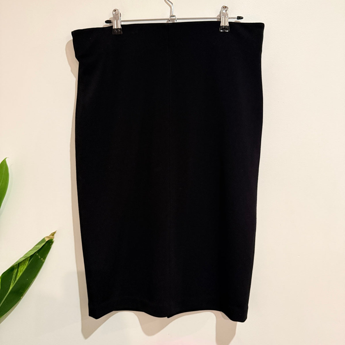 Country Road Black Stretch Pencil Skirt Size L