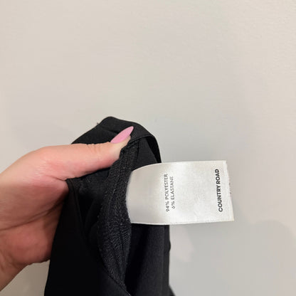 Country Road Black Stretch Pencil Skirt Size L
