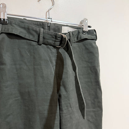 Lonely Label Charcoal Belted Straight Leg Pants Size 6