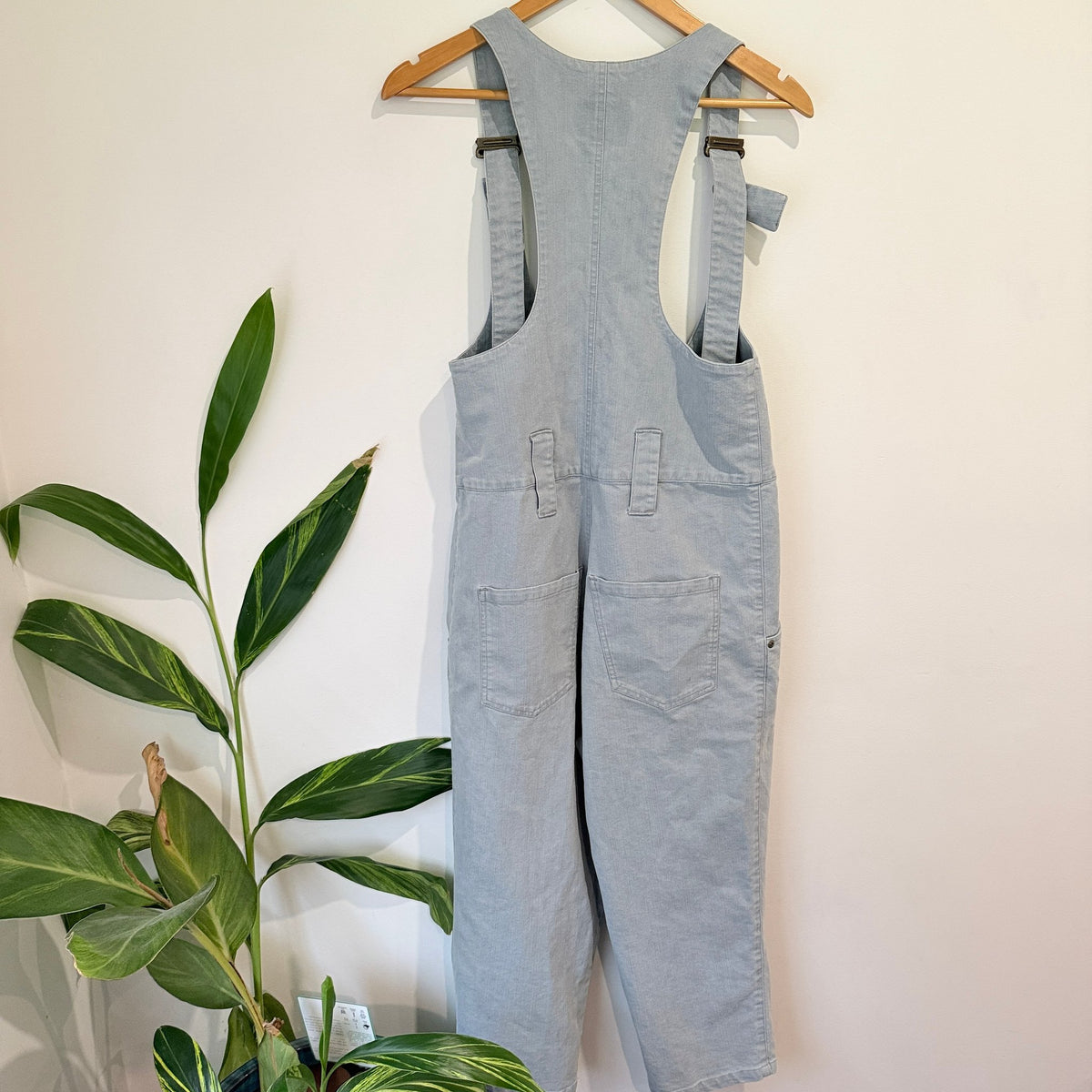 Wood Wood Pale Blue Denim Racerback Overalls - 84cm waist