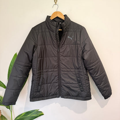 Puma Black Quilted Padded Jacket Size XL
