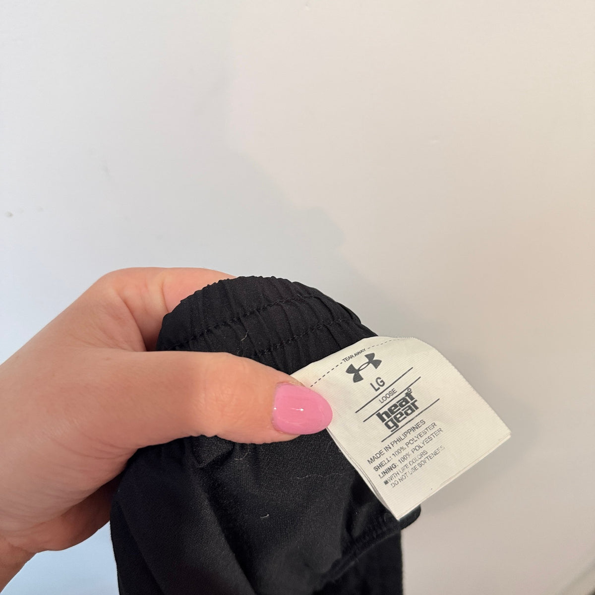 Under Armour HeatGear Black Running Shorts Size L