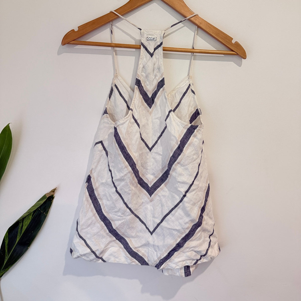 Camilla and Marc Chevron Racerback Cami Size U/Arm to U/Arm 41cm