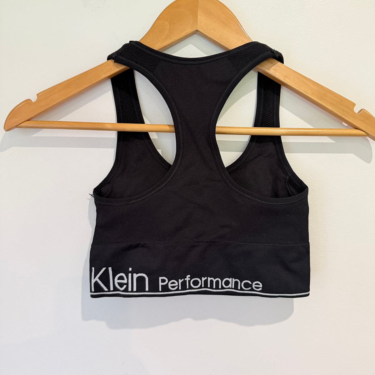 Calvin Klein Performance Black Logo Sports Bra Size XS