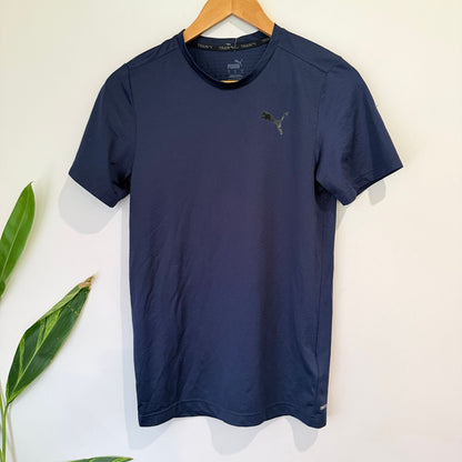 Puma Train Navy Perforated Training Tee Size S