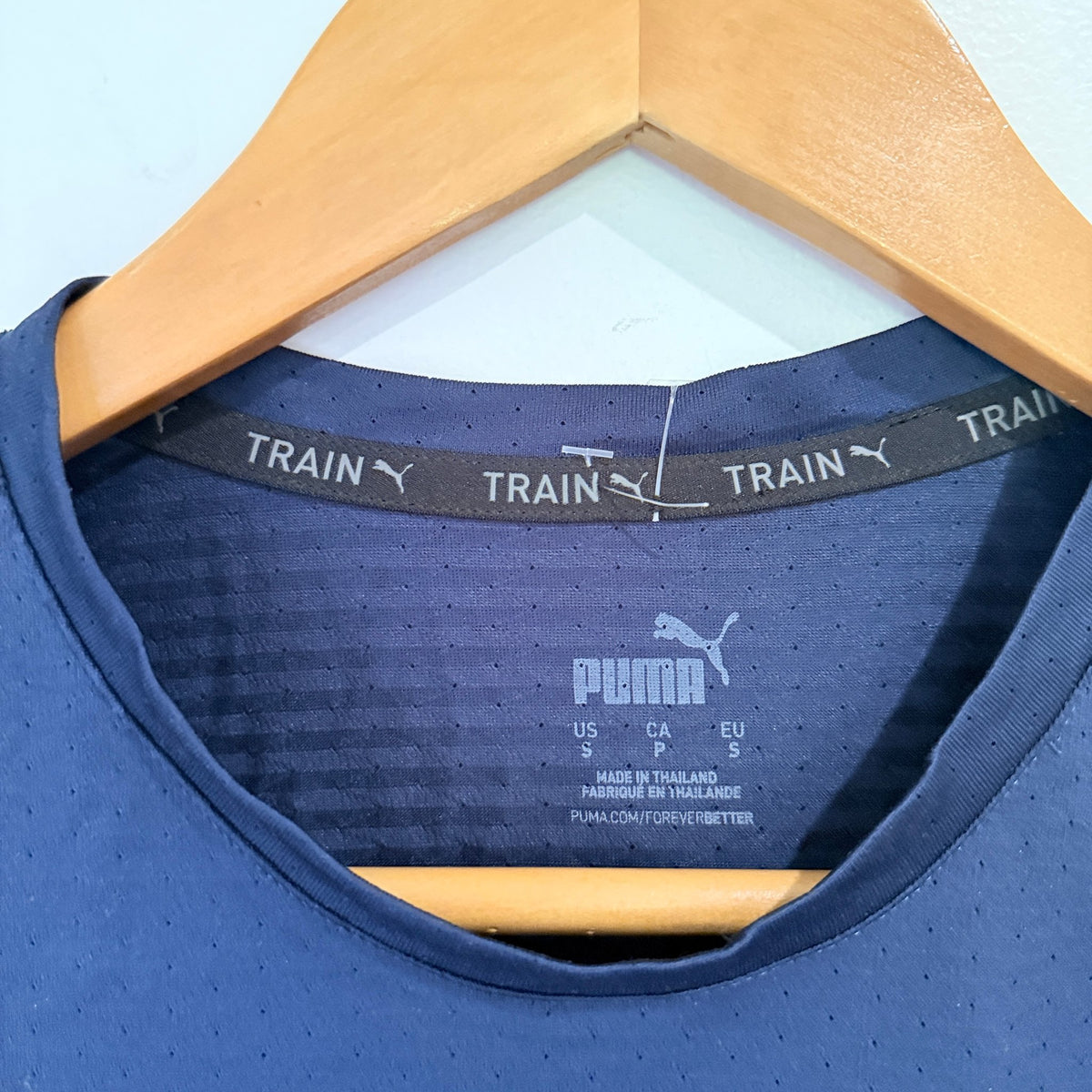 Puma Train Navy Perforated Training Tee Size S