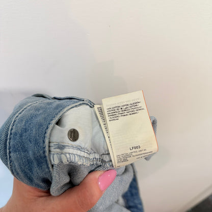 Superdry Vintage Light Wash Distressed Denim Shorts W29
