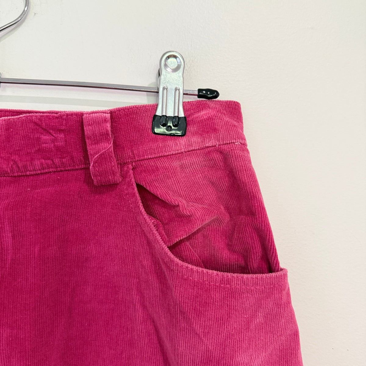 Madame Hawke Hot Pink Corduroy A-Line Mini Skirt Size 10