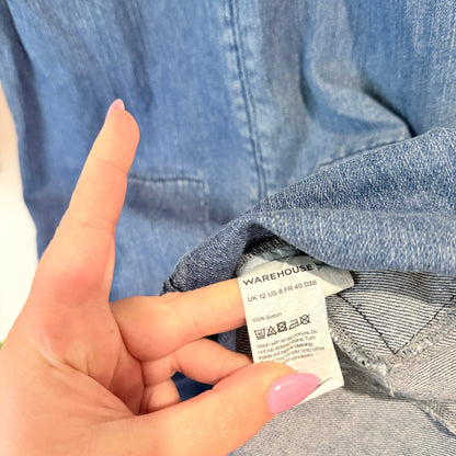 Ware Denim Shift Dress Size 30 | UK 12