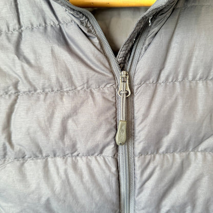 Grey Quilted Puffer Vest Size U/Arm to U/Arm 49cm