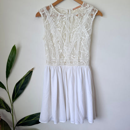Cooper St White Lace Bodice Dress Size 8