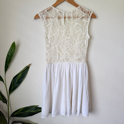 Cooper St White Lace Bodice Dress Size 8