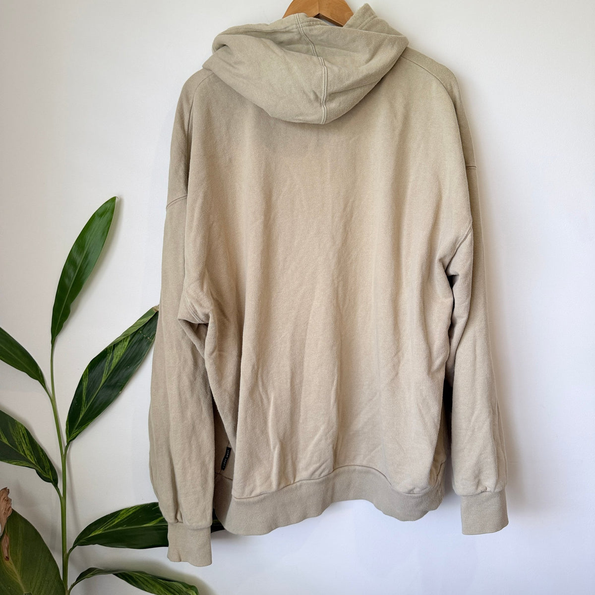 I Love Ugly Stone Beige Logo Hoodie Size XL