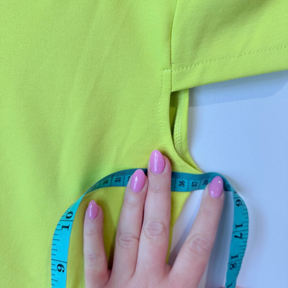 Lioness Lime Green Plunge Skater Dress Size 10 | U/Arm to U/Arm 38cm