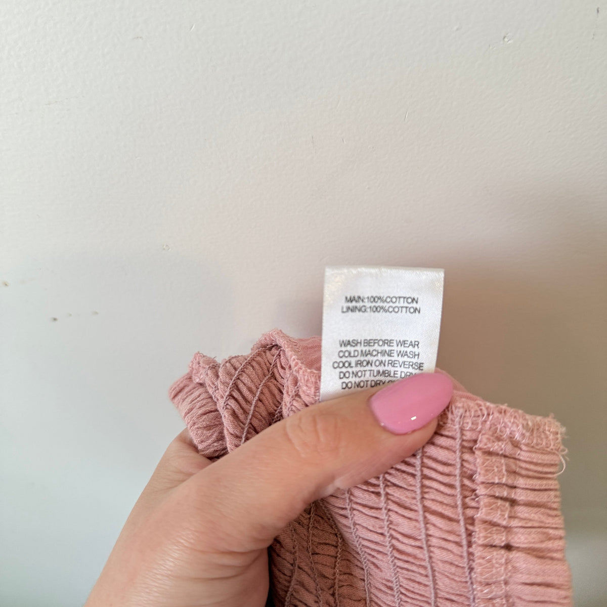 Dazie Dusty Pink Off Shoulder Puff Sleeve Crop Top Size 10