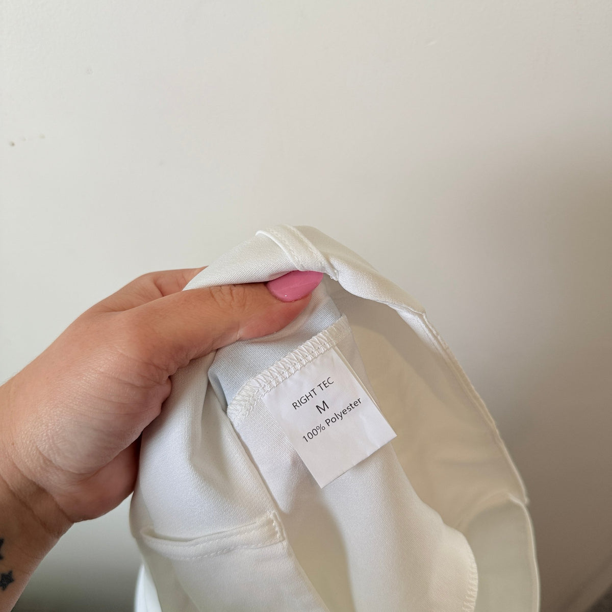 Right Tec White & Navy Stripe Wide Leg Pants Size 72cm Waist