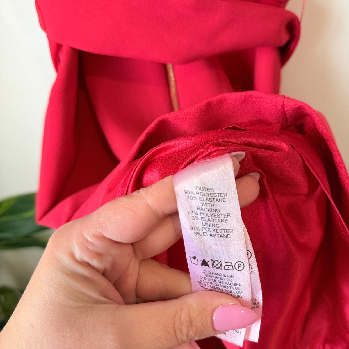 Forever New Raspberry Off Shoulder Collar Belted Dress Size 8