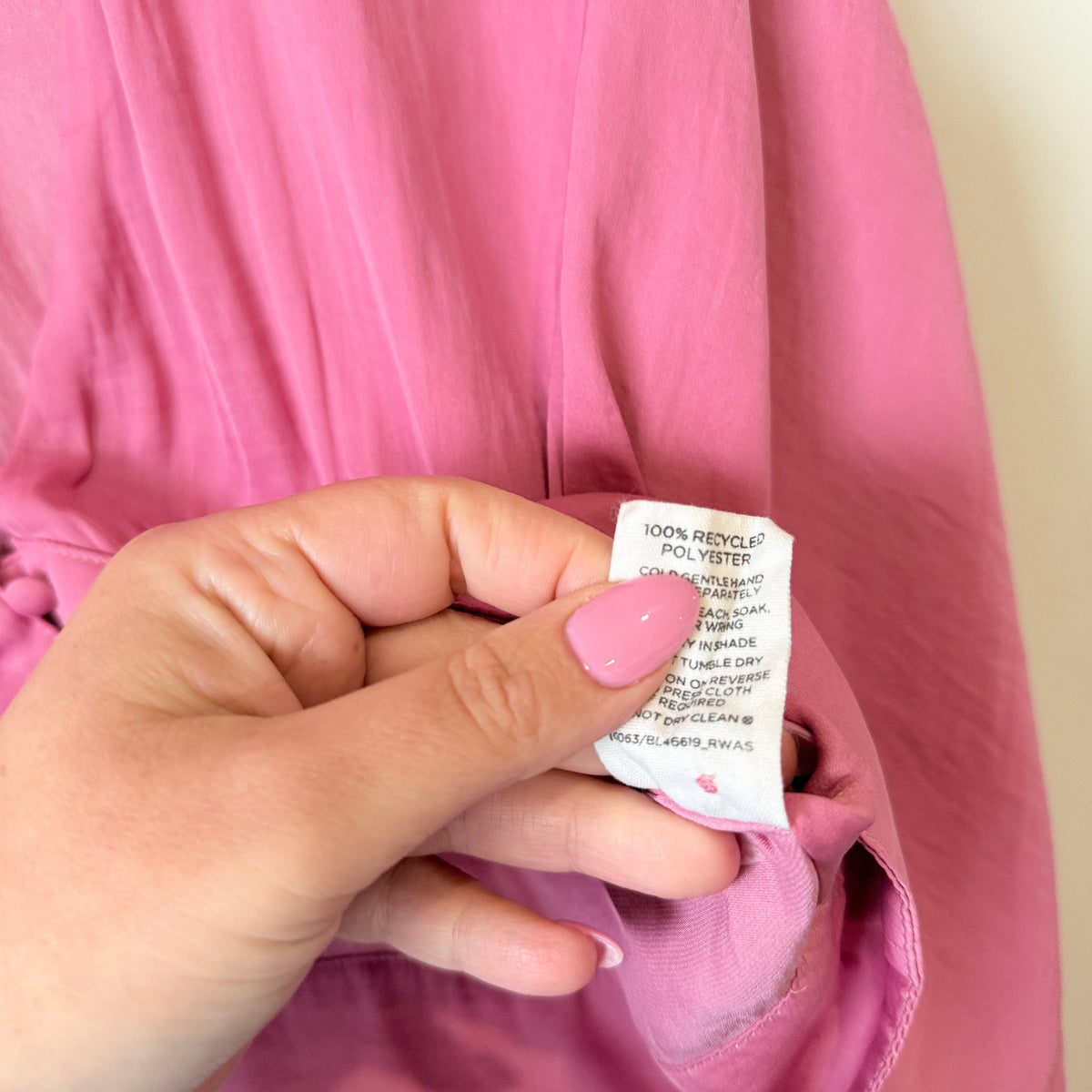 Glassons Pink Button Front Crop Blouse Size 12