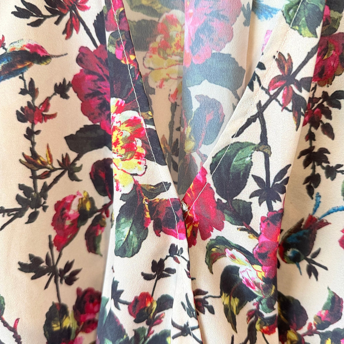 Stella Floral Print Wrap Front Sleeveless Top Size S