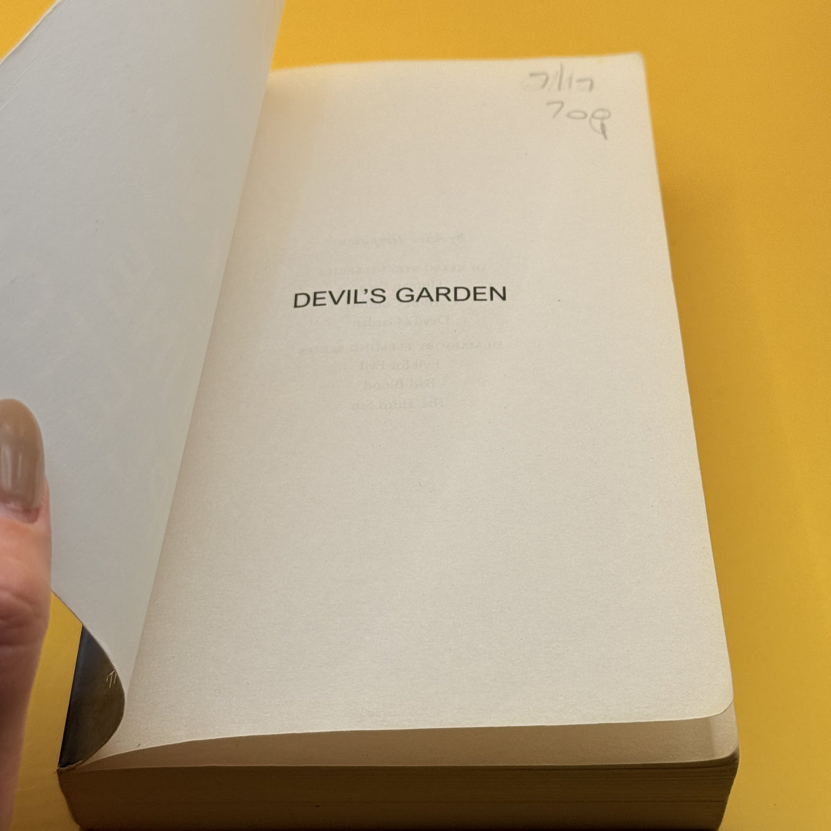 Devil’s Garden by Aline Templeton