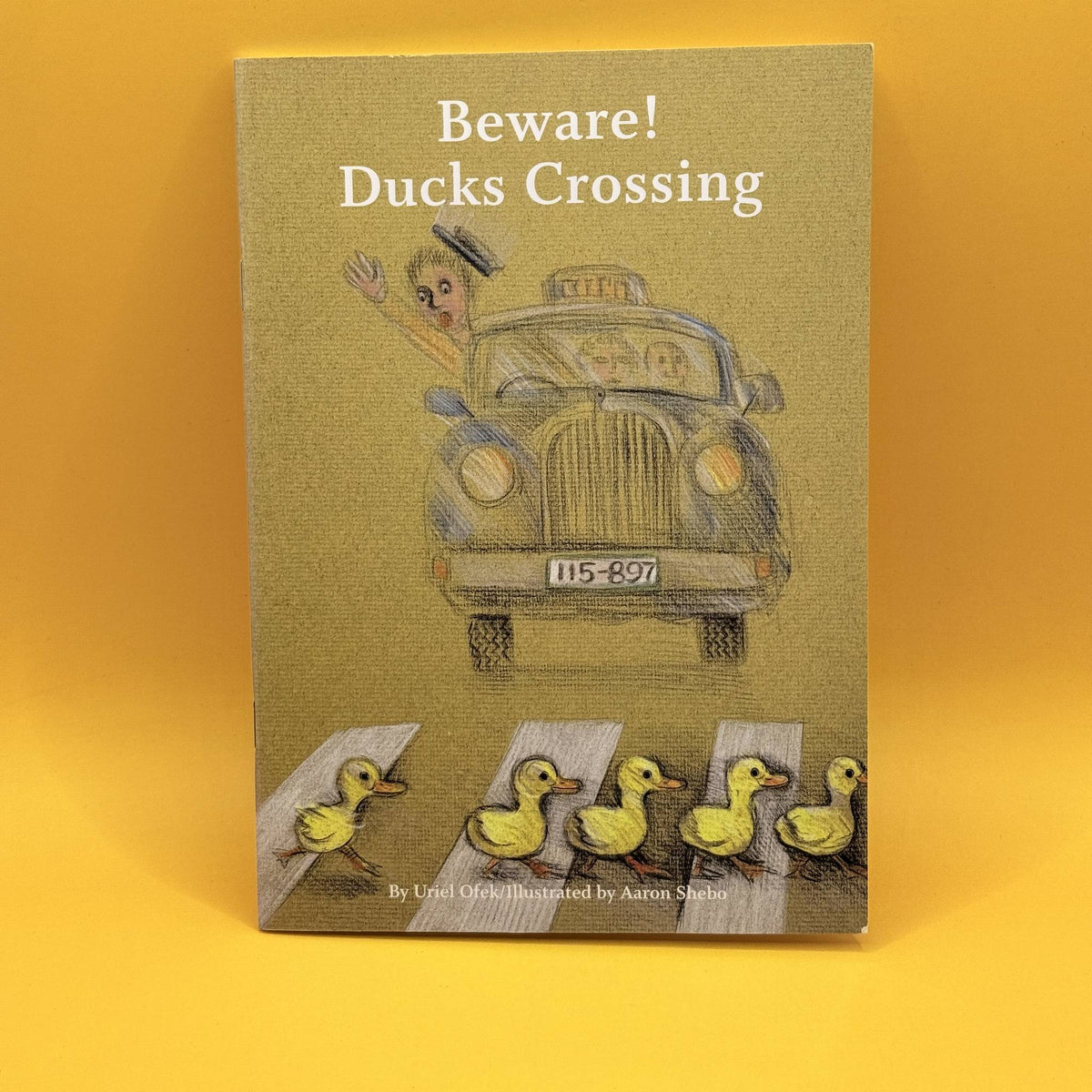 Beware! Ducks Crossing by Uriel Ofek