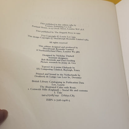 The Illustrated Cider with Rosie by Laurie Lee