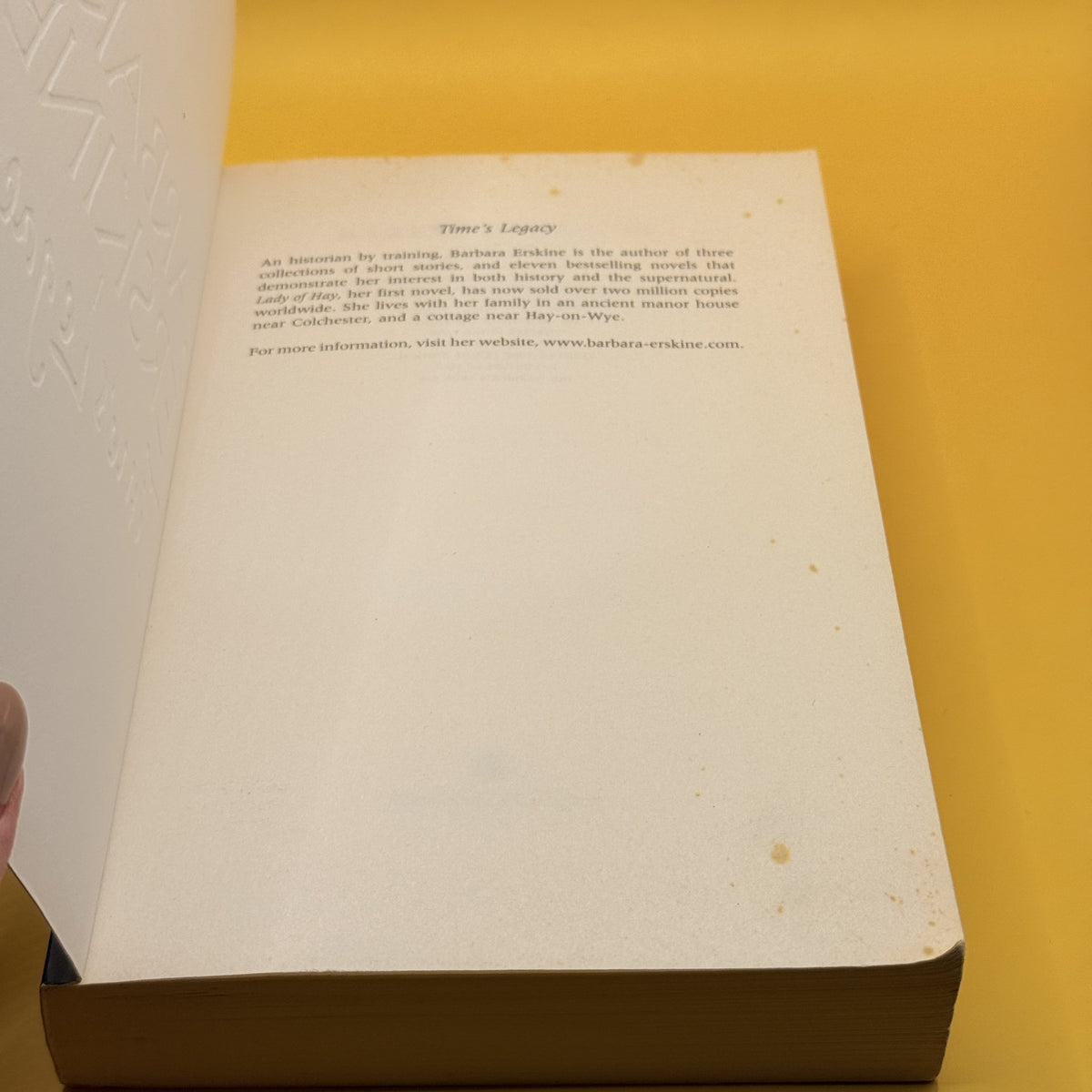 Time’s Legacy by Barbara Erskine