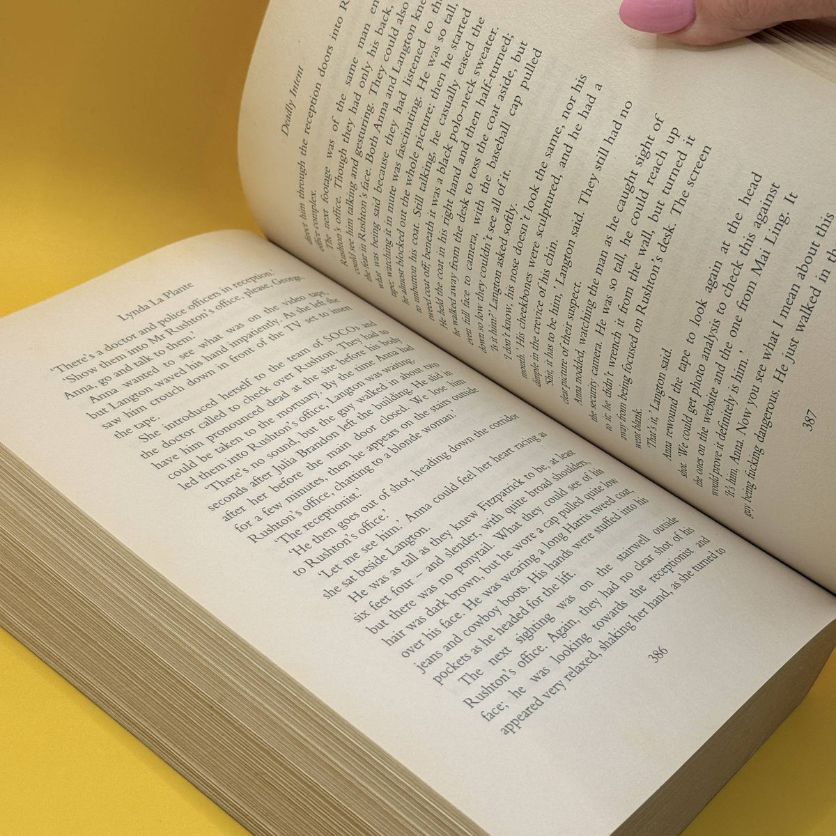 Deadly Intent by Lynda La Plante