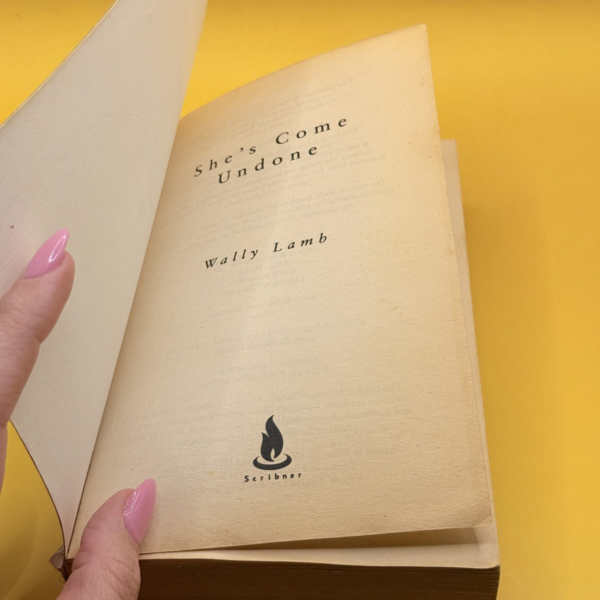 She’s Come Undone by Wally Lamb