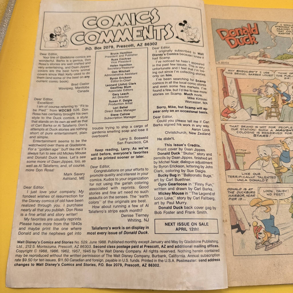 Walt Disney’s Comics, No. 529 by Various Authors 1988