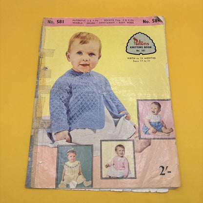 Patons Knitting Book No. 581: Baby Wear by Patons