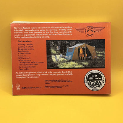 The Mobil New Zealand Camping and Caravanning Guide by Brian Joyce and Eric Turner 1981