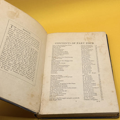 A Treasury of Verse for School and Home, Part Four by M. G. Edgar 1909