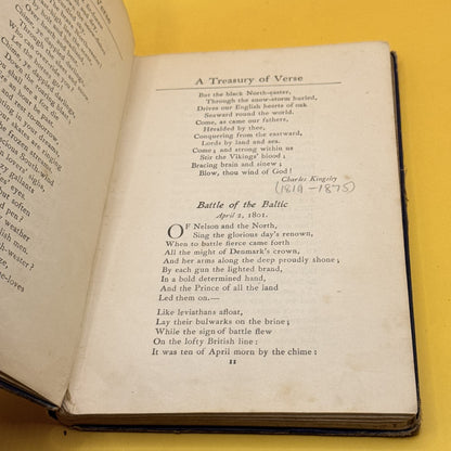 A Treasury of Verse for School and Home, Part Four by M. G. Edgar 1909