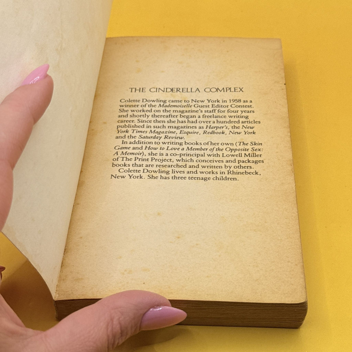 The Cinderella Complex: Women’s Hidden Fear of Independence by Colette Dowling 1982