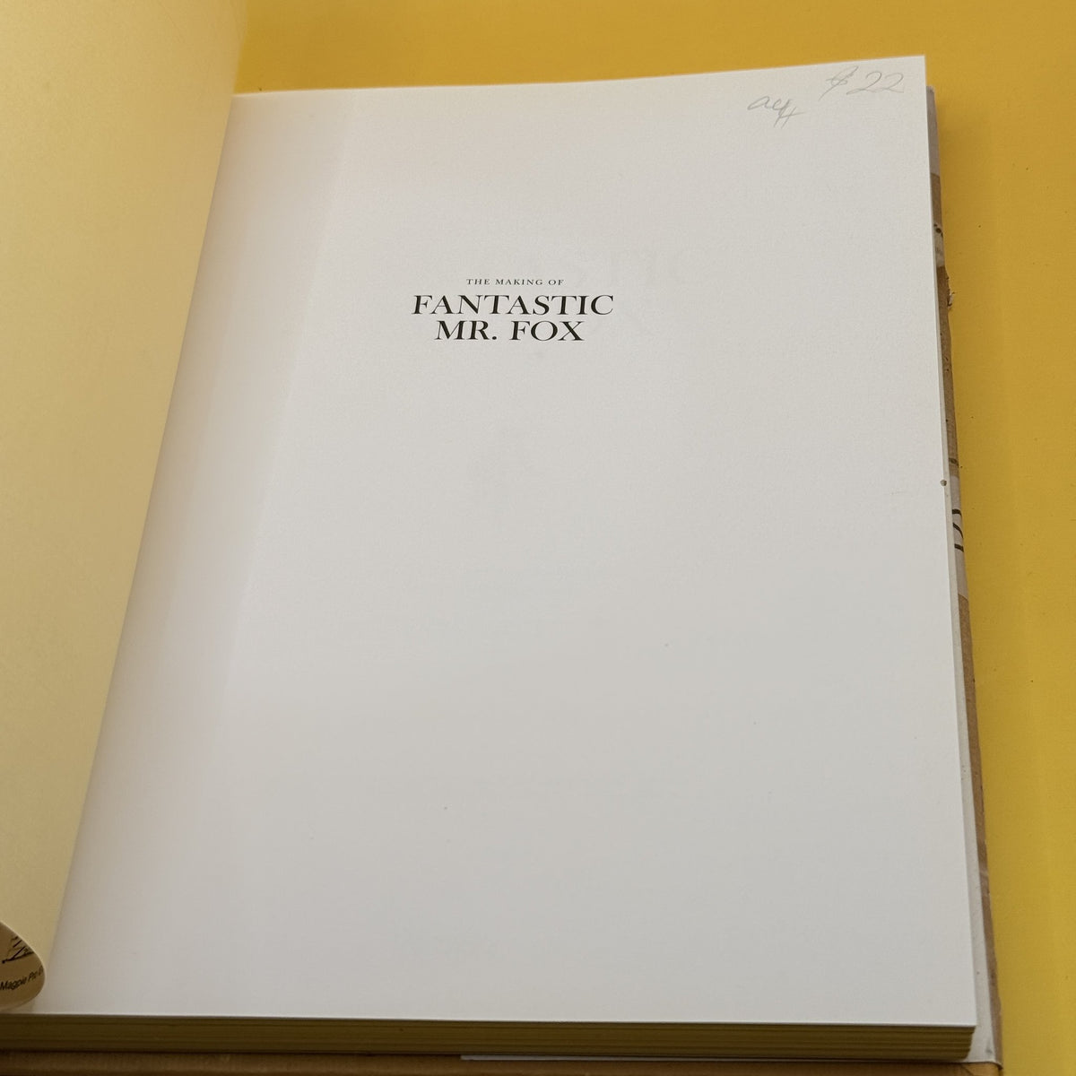 The Making of Fantastic Mr. Fox by Wes Anderson