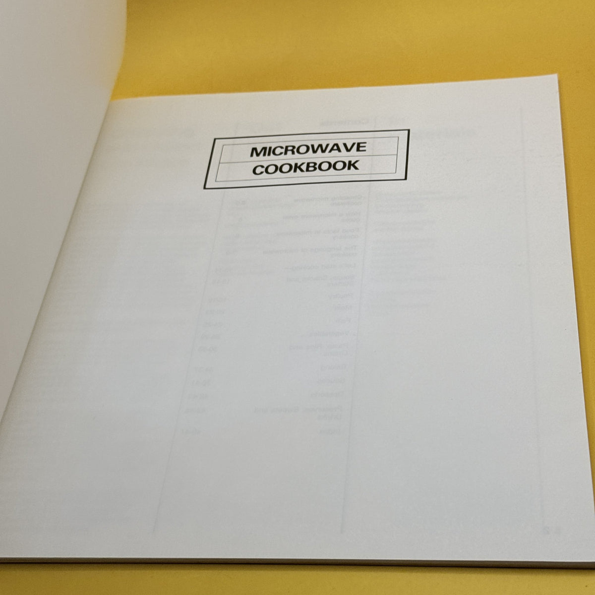 Microwave Cookbook by Various Authors