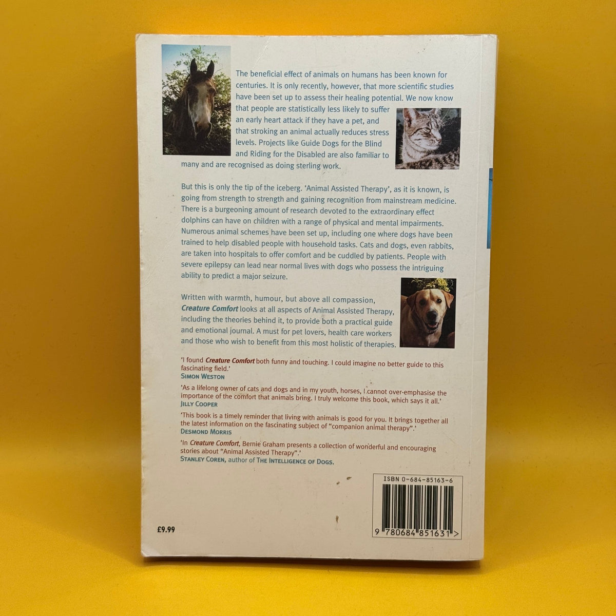 Creature Comfort: Animals That Heal by Bernie Graham