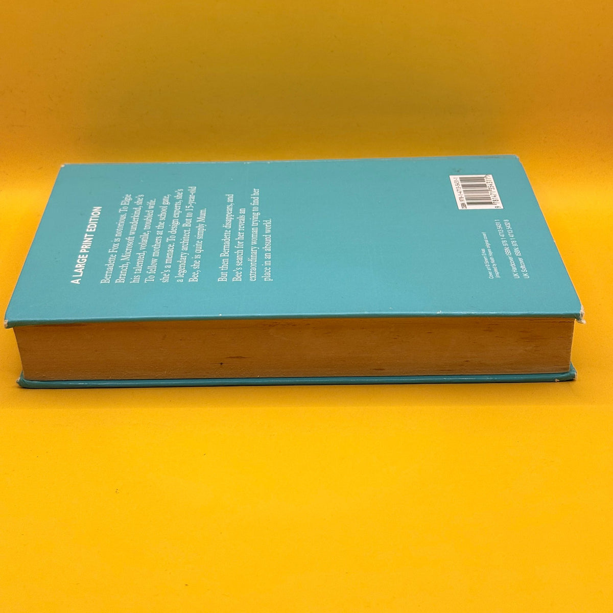 Where’d You Go, Bernadette (Large Print Edition) by Maria Semple